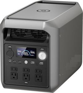 2048Wh Portable Power Station Safe Lithium Ion Semi-Solid 3300W Boost 2200W AC Output RV Port 6 41lb New available For sale - Product Image 4