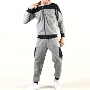 Chándales de invierno personalizables de marca blanca para hombre 100% forro polar de algodón con estampado hecho en Pakistán - Product Image 1