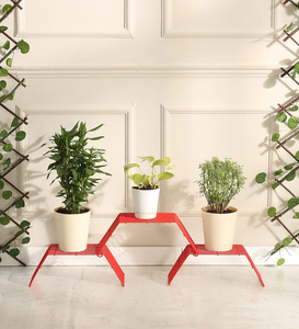 Seau à fleurs en fer blanc à thème unique Pot de fleurs en acier rond avec design suspendu pour pépinière à domicile - Product Image 5