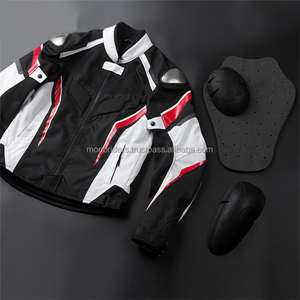 แจ็คเก็ตมอเตอร์ไซค์สำหรับผู้ชายรุ่นใหม่คุณภาพสูง ผลิตจากผ้าคอร์ดูร่า ทนทาน ปลอดภัย เหมาะสำหรับการแข่งรถ - Mono Riders - Product Image 3