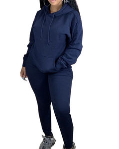 Material de calidad básico gran oferta pulóver con capucha conjunto estilo único transpirable trajes sudaderas con capucha hombres conjunto invierno llegada chándales - Product Image 6