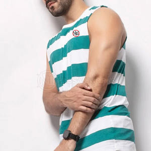 Camiseta sin Mangas para Hombre, para Gimnasio, Fitness, Casual, Tejida, 100% Algodón, de Secado Rápido y Transpirable, Ropa Deportiva - Product Image 2