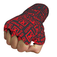 Vendas de Boxeo de Gel, Algodón Elástico Acolchado, Transpirables, Agarre Antideslizante para Hombres y Mujeres, Muay Thai, MMA, Kickboxing