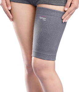 Support de cuisse en tissu élastique doux, conception de compression confortable et structure légère pour un usage quotidien et des mouvements fluides - Product Image 4
