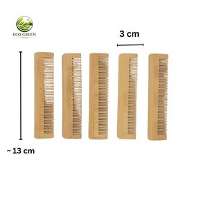 Peigne en bambou grand format, écologique, outil de soin des cheveux, fabriqué au Vietnam, 21,9 cm, pour adultes et enfants - Product Image 3