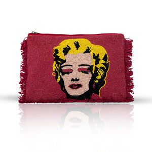 Bolso de mano hecho a mano con cuentas para mujer, bolso de mano con diseño bordado para fiesta de noche, bolso de mano para mujer DE LA India - Product Image 1