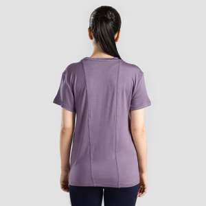 เสื้อยืด GymArmour สีลาเวนเดอร์ ผ้าเจอร์ซีย์ 100% คอตตอน ระบายอากาศได้ดี ตกแต่งด้วยโลโก้ ไซส์ L - Product Image 2