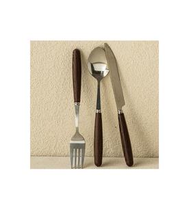 Deluxe quality wooden handles stainless steel cutlery <b>set</b> antique design tableware <b>flatware</b> <b>set</b> for kitchen accessories - Product Image 6