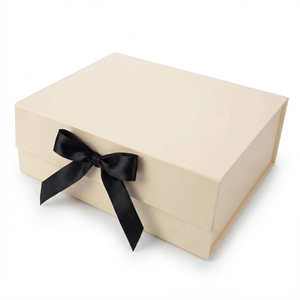 Caja de Regalo Rígida Magnética con Lazo de Satén Rosa Personalizado Premium, Caja Plegable para Empaque de Ropa, Venta al Por Mayor - Product Image 3