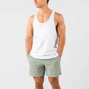 กางเกงขาสั้นเล่นยิมของผู้ชายกางเกงวิ่งออกกำลังกายผ้าโพลีเอสเตอร์ดีไซน์แบบลำลอง - Product Image 2