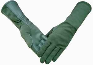 ถุงมือหนังแบบมืออาชีพถุงมือยุทธวิธีถุงมือยาวป้องกันมือจากความร้อนป้องกันการบินถุงมือ Nomex ออกแบบได้ตามต้องการ - Product Image 2