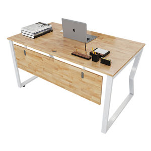 Escritorio Moderno Minimalista MConcept HBMC006 de 140x80 cm con Patas de Hierro Ensambladas y Material MDF para Dormitorio - Product Image 1