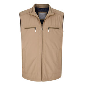 เสื้อกั๊กกันหนาวสำหรับผู้ชายเสื้อกั๊กกันหนาวสำหรับใส่ทำงานในสวนน้ำหนักเบาคอตั้งกันน้ำ - Product Image 2