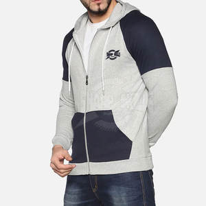 Fabricación profesional nuevo estilo hombres cremallera sudaderas con capucha personalizado al por mayor alta calidad sudaderas con capucha - Product Image 5