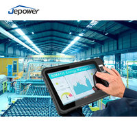 Tablet Industri 8 Inci IP65 Tangguh Android 12.0 4G LTE Biometrik Sidik Jari Tahan Air Tahan Guncangan NFC Baterai 8000mAh Jepower
