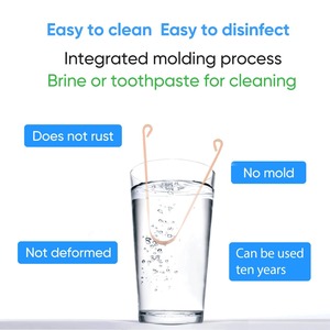 Nettoyant langue en cuivre de haute qualité ensemble cadeau de soins de santé bucco-dentaire du fournisseur indien produit de qualité d'exportation - Product Image 5