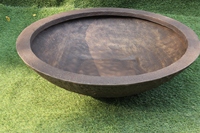 Nouveauté : Pots de fleurs et jardinières KNT en FRP brun incassable, sculptés à la main, finition brute, luxe moderne, pour la maison et le jardin