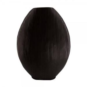 Jarrón Moderno de Metal Plateado con Forma de Anillo, Diseño Elegante para Centro de Mesa de Dormitorio y Adornos Contemporáneos para el Hogar de la India - Product Image 4