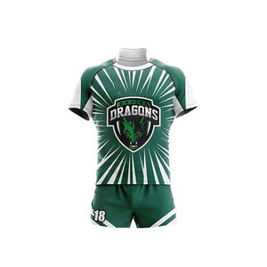 Polyester Rugby Uniforme Nouvelle Arrivée Rugby Uniforme En Gros Maillot Personnalisé Rugby Équipe Porter Rugby Uniforme - Product Image 5