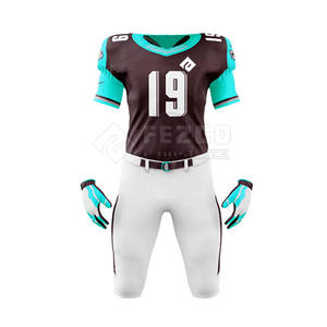 ชุดยูนิฟอร์มอเมริกันฟุตบอลแขนสั้น ระบายอากาศได้ดี คุณภาพสูง น้ำหนักเบา สวมใส่สบาย ราคาประหยัด สำหรับผู้ใหญ่ - Product Image 4