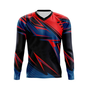 เสื้อเจอร์ซีย์มอเตอร์ครอสพิมพ์ซับลิเมตสำหรับผู้ชายผู้หญิงผ้าโพลีเอสเตอร์ - Product Image 2