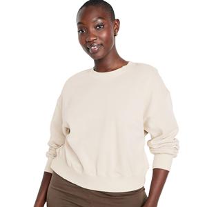 Mujer moda Casual manga larga completa sudaderas mujer ajuste suelto de gran tamaño recortado jerseys para primavera Otoño Invierno desgaste - Product Image 2