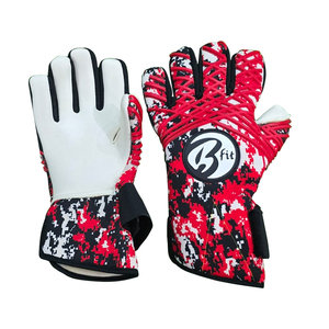 Gants de gardien de but de qualité personnalisée, doux au toucher, pour l'entraînement de football Gants de gardien de but en cuir du Pakistan - Product Image 1