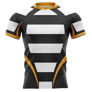 Maillot de rugby pour hommes personnalisé avec sublimation respirante uniformes de l'équipe porter avec votre propre logo approprié pour les joueurs de rugby - Product Image 6