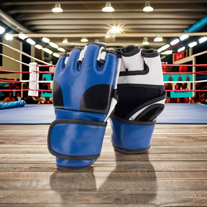 Guantes de boxeo profesionales Guantes de MMA sin dedos UFC Guantes de lucha de boxeo para Sanda Sparring Saco de boxeo Entrenamiento - Product Image 1