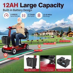 Scooter électrique Seedream S-02 pour personnes âgées, capacité de charge 190 kg, autonomie 20 km, 6 km/h - Product Image 3