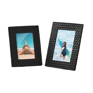 Marco de fotos de tamaño personalizado estilo americano simple moderno y elegante metal de aluminio en color negro - Product Image 1