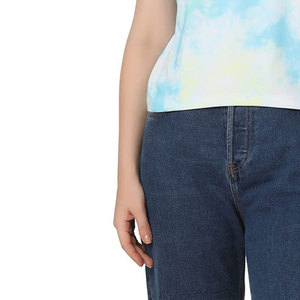 T-shirt uni pour femmes 100% coton t-shirts logo d'impression par sublimation personnalisé t-shirts unisexes de sport de gymnastique - Product Image 6