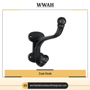 Top Listed Exporter Supply Metal Decorative Wall Coat Hooks Solid Pattern Wall Organization for <b>Towel</b> Bag Key from India - Product Image 2