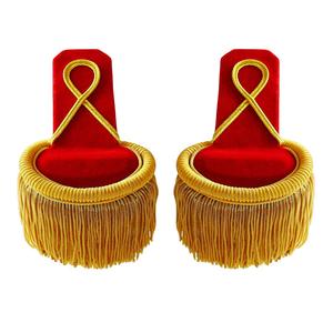 Épaulettes d'épaule personnalisées Épaulettes uniformes de défense de cérémonie Épaulettes de créateurs Épaulettes sur mesure - Product Image 2