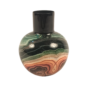 Jarrón de aluminio nórdico de alta calidad con soporte, florero decorativo de metal moderno para decoración del hogar. - Product Image 1