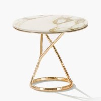 Nouvelle arrivée, table basse moderne en marbre de forme personnalisée avec structure en fer, meubles de salon, décoration artisanale pour la maison, qualité supérieure