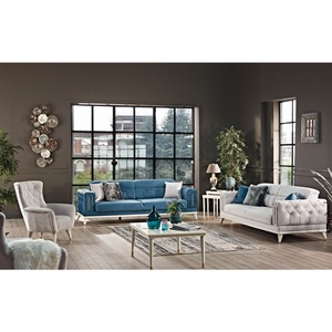 Tissu Section touffue canapé Convertible de luxe pour salon, hall d'hôtel, fonction sectionnelle personnalisée, canapé moderne - Product Image 2