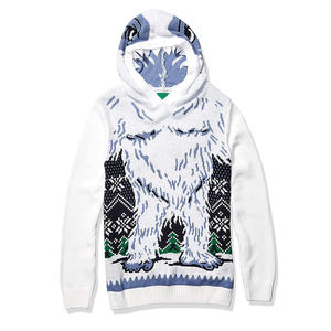 Christmas Collection Hoodies for Men Breathable Seamless Street Pullover Sweatshirts 3D Printing Design Four-Way Stretch Tops - Product Image 1