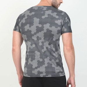 Camiseta de Camuflaje para Hombre, Manga Corta, Estilo Deportivo Informal, Venta al Por Mayor OEM - Product Image 2