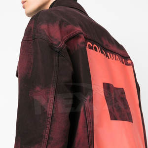 เสื้อแจ๊งส์ยีนส์ขายร้อนสั่งทําพิเศษออกแบบเสื้อแจ็คเก็ตยีนส์ผู้ชายของคุณเอง เสื้อแจ็คเก็ตยีนส์ผู้ชายกันลม - Product Image 5