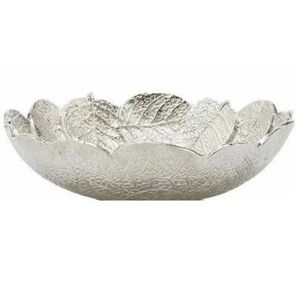 Creative quality Silver Metal Serving Bowl Elegant Design Fruit Serving Bowl Home <b>Table</b> Top Decorative Bowl - Product Image 4
