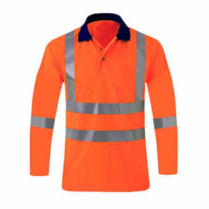 Chemise réfléchissante Sécurité Vêtements de travail Hommes Haute Visibilité Respirant Léger Confortable Durable T-Shirt Réfléchissant - Product Image 3