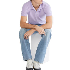 Camisetas Polo hechas de algodón, precio al por mayor, camisas de hombre personalizadas de alta calidad - Product Image 2