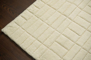 Top Grade Modern Handmade Woollen <b>Rug</b> Lively Handwoven Wool <b>Boho</b> Design Washable Floor Carpet for Home Use - Product Image 4