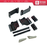 BSR530 10 pièces Clips de réparation pour glissières de toit ouvrant et guides de rideaux pour 3 E91 5 E61 X3 E83 X5 E53 E70 Cullinan RR31 54137