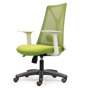 Chaise de bureau ergonomique de conception européenne M1087T-02, chaise de direction avec dossier en tissu et aluminium, cadre en aluminium pour usage professionnel - Product Image 1