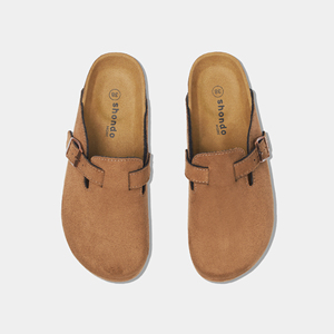 Sandales unisexes en liège de style sabot marron avec mousse souple Sabots unisexes confortables fabriqués au Vietnam - Product Image 5