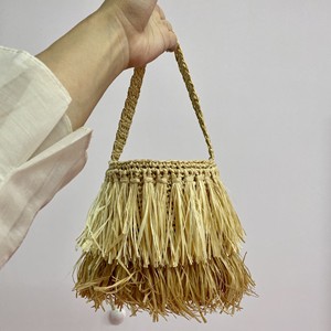Handwoven Straw Tote Bag with Handle, Seagrass Tote Bag - Product Image 5