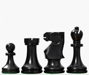 Reproducción de Lujo de Piezas de Ajedrez Inglesas Staunton, Madera Ebonizada y Boj, Rey de 3.8 cm al Mejor Precio - Product Image 5