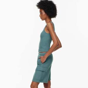 Short de jogging en coton éponge français à séchage rapide personnalisé pour femmes - Product Image 5